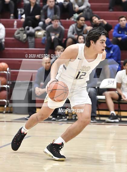 Thumbnail 1 in Mater Dei Catholic vs. Orange Lutheran (Rancho Mirage Holiday Invitational) photogallery.