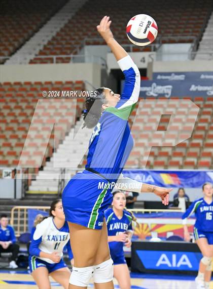 Thumbnail 3 in Xavier College Prep vs. Corona del Sol (AIA 6A Final) photogallery.