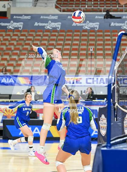 Thumbnail 3 in Xavier College Prep vs. Corona del Sol (AIA 6A Final) photogallery.