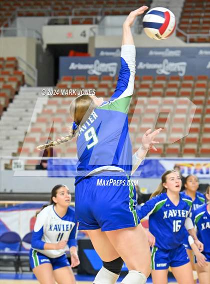 Thumbnail 2 in Xavier College Prep vs. Corona del Sol (AIA 6A Final) photogallery.
