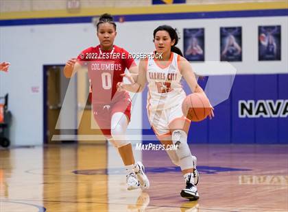 Thumbnail 1 in Columbus vs. Karnes City (UIL 3A Bi-District Playoffs) photogallery.