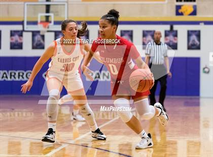 Thumbnail 1 in Columbus vs. Karnes City (UIL 3A Bi-District Playoffs) photogallery.
