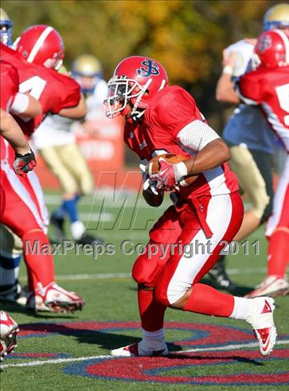 Thumbnail 1 in St. John the Baptist vs. St. Peter's (CHSFL Class A Final) photogallery.