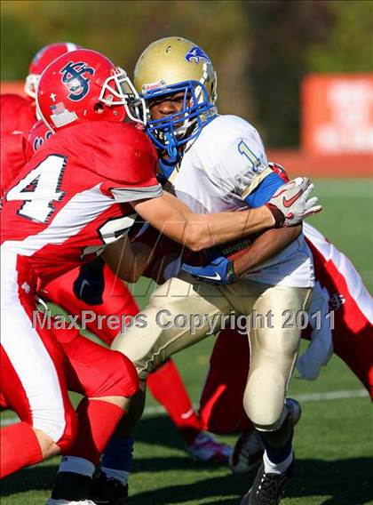 Thumbnail 1 in St. John the Baptist vs. St. Peter's (CHSFL Class A Final) photogallery.