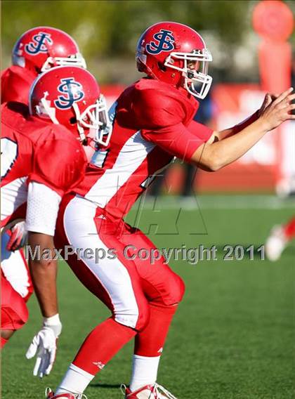 Thumbnail 1 in St. John the Baptist vs. St. Peter's (CHSFL Class A Final) photogallery.
