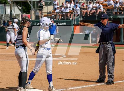 Thumbnail 2 in Beckville vs. Forsan (UIL 2A Softball Semifinal) photogallery.
