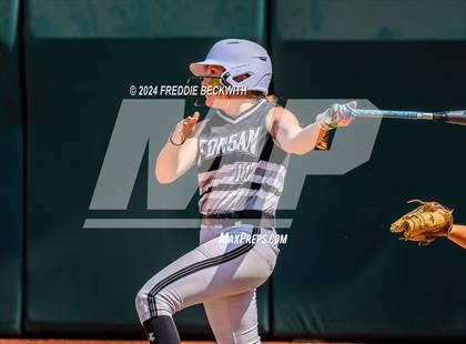 Thumbnail 2 in Beckville vs. Forsan (UIL 2A Softball Semifinal) photogallery.