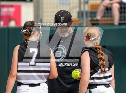 Thumbnail 1 in Beckville vs. Forsan (UIL 2A Softball Semifinal) photogallery.
