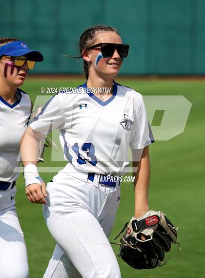 Thumbnail 2 in Beckville vs. Forsan (UIL 2A Softball Semifinal) photogallery.