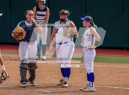 Thumbnail 2 in Beckville vs. Forsan (UIL 2A Softball Semifinal) photogallery.