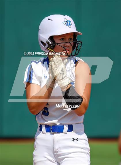 Thumbnail 1 in Beckville vs. Forsan (UIL 2A Softball Semifinal) photogallery.