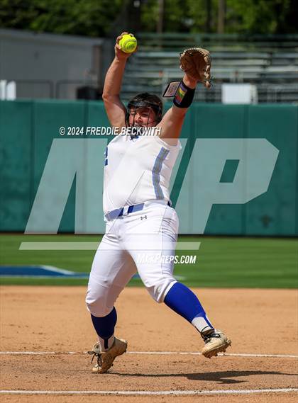 Thumbnail 2 in Beckville vs. Forsan (UIL 2A Softball Semifinal) photogallery.