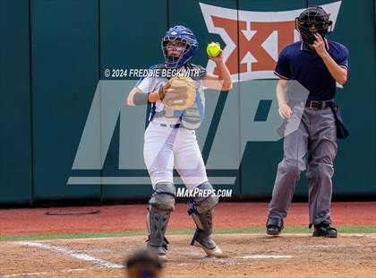 Thumbnail 2 in Beckville vs. Forsan (UIL 2A Softball Semifinal) photogallery.