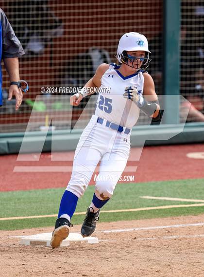 Thumbnail 1 in Beckville vs. Forsan (UIL 2A Softball Semifinal) photogallery.