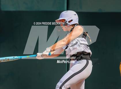 Thumbnail 2 in Beckville vs. Forsan (UIL 2A Softball Semifinal) photogallery.