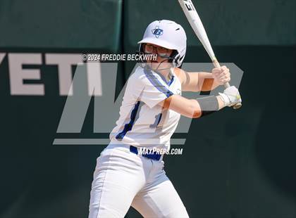 Thumbnail 2 in Beckville vs. Forsan (UIL 2A Softball Semifinal) photogallery.