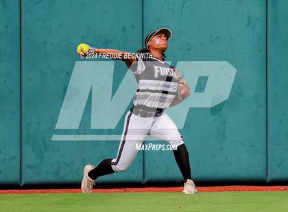 Thumbnail 2 in Beckville vs. Forsan (UIL 2A Softball Semifinal) photogallery.