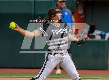 Thumbnail 2 in Beckville vs. Forsan (UIL 2A Softball Semifinal) photogallery.