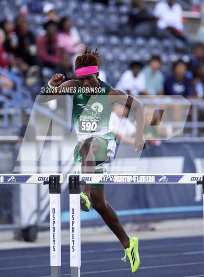 Thumbnail 2 in Bob Hayes Invitational (400m Hurdles) photogallery.