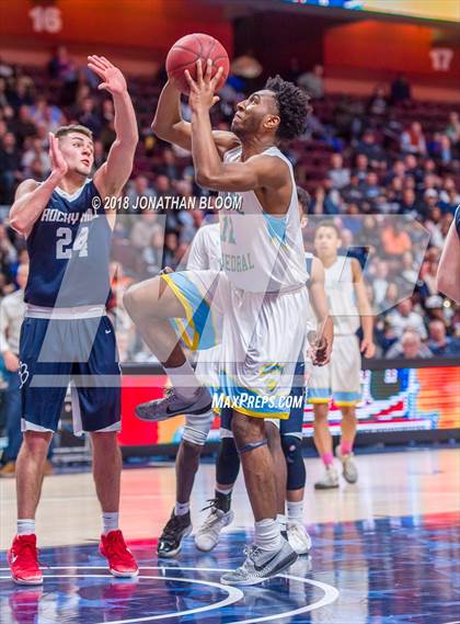 Thumbnail 3 in Rocky Hill vs. Kolbe-Cathedral (CIAC D4 Final) photogallery.