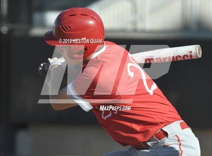 Thumbnail 3 in Dana Hills vs. Mater Dei (Game 1) photogallery.