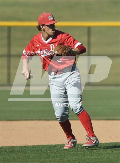 Thumbnail 1 in Dana Hills vs. Mater Dei (Game 1) photogallery.