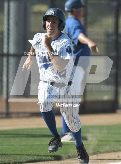 Thumbnail 3 in Dana Hills vs. Mater Dei (Game 1) photogallery.