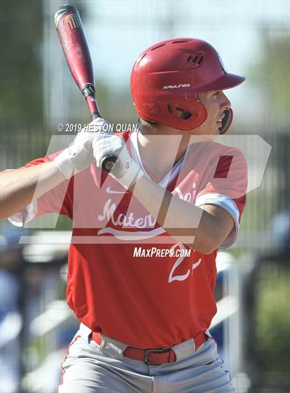Thumbnail 2 in Dana Hills vs. Mater Dei (Game 1) photogallery.
