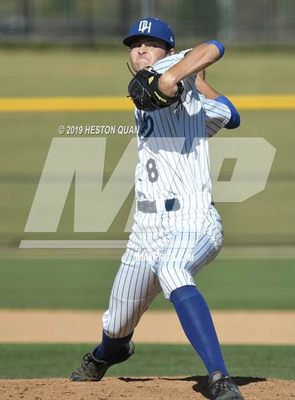 Thumbnail 2 in Dana Hills vs. Mater Dei (Game 1) photogallery.