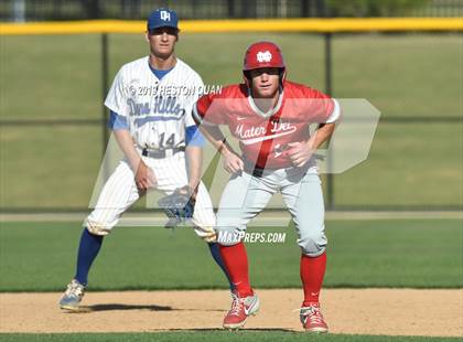 Thumbnail 2 in Dana Hills vs. Mater Dei (Game 1) photogallery.