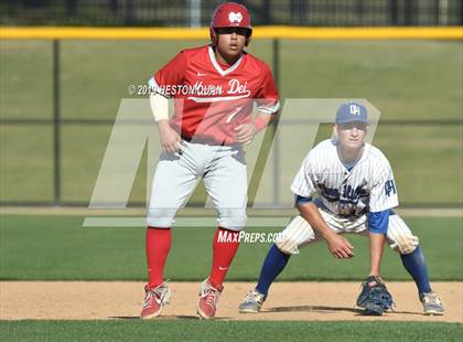 Thumbnail 3 in Dana Hills vs. Mater Dei (Game 1) photogallery.