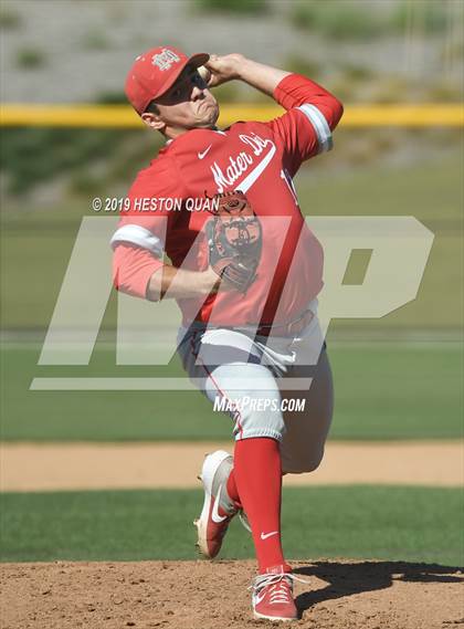Thumbnail 1 in Dana Hills vs. Mater Dei (Game 1) photogallery.