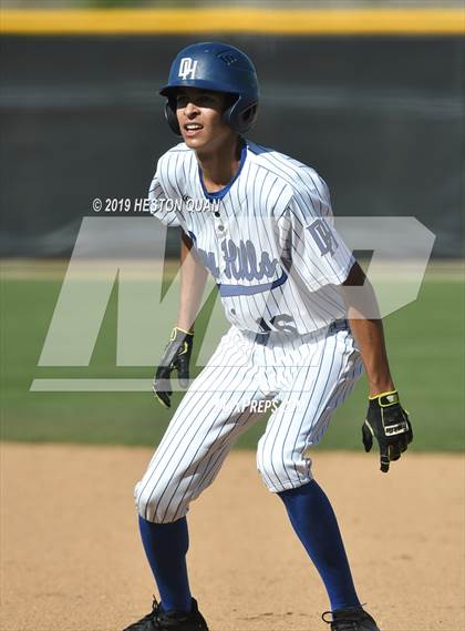 Thumbnail 3 in Dana Hills vs. Mater Dei (Game 1) photogallery.