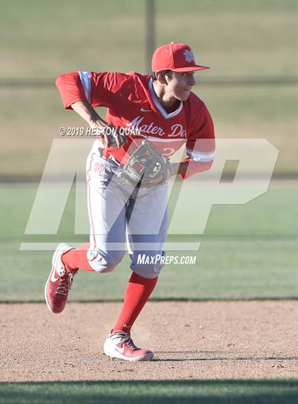 Thumbnail 1 in Dana Hills vs. Mater Dei (Game 1) photogallery.