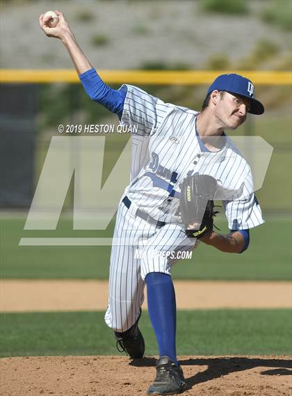 Thumbnail 3 in Dana Hills vs. Mater Dei (Game 1) photogallery.