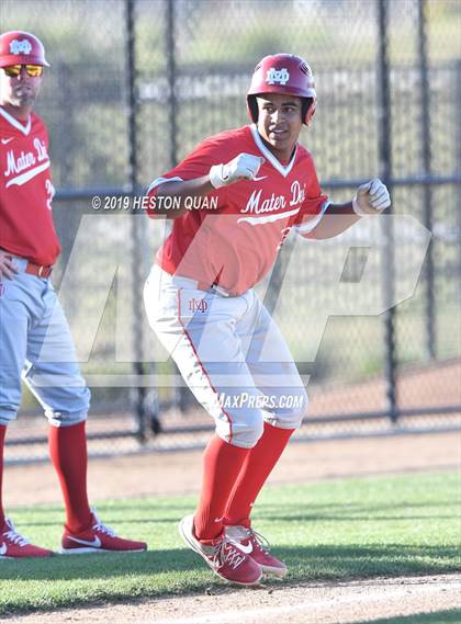 Thumbnail 1 in Dana Hills vs. Mater Dei (Game 1) photogallery.