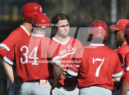 Thumbnail 2 in Dana Hills vs. Mater Dei (Game 1) photogallery.