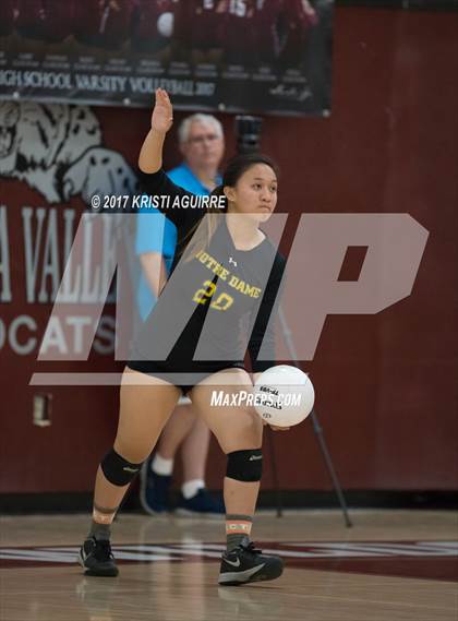 Thumbnail 2 in Notre Dame vs Paloma Valley (CIF SS D6 Quarterfinal) photogallery.