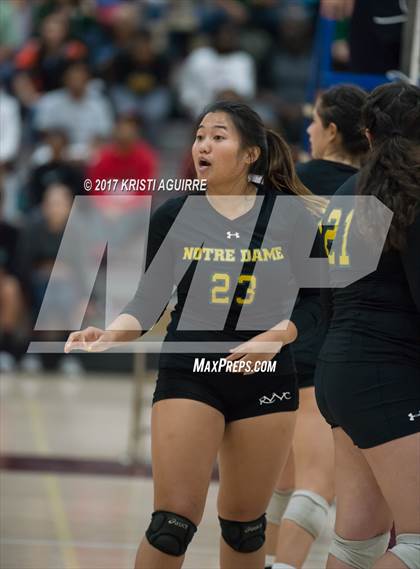 Thumbnail 1 in Notre Dame vs Paloma Valley (CIF SS D6 Quarterfinal) photogallery.