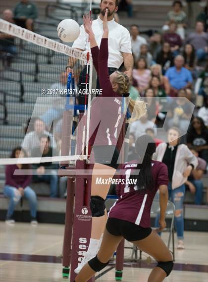 Thumbnail 1 in Notre Dame vs Paloma Valley (CIF SS D6 Quarterfinal) photogallery.