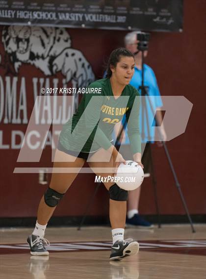 Thumbnail 1 in Notre Dame vs Paloma Valley (CIF SS D6 Quarterfinal) photogallery.