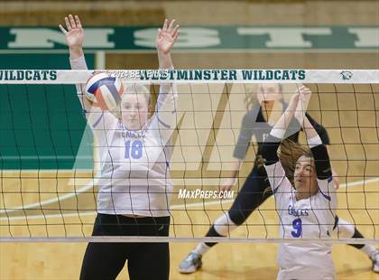 Thumbnail 3 in Mount Paran Christian vs. Mount Pisgah Christian (GHSA 2A Semifinal) photogallery.