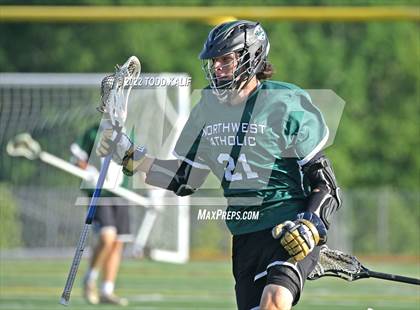 Thumbnail 1 in Northwest Catholic vs. Canton (CIAC Class S semifinal) photogallery.