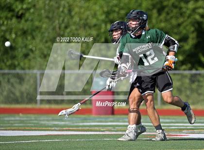 Thumbnail 2 in Northwest Catholic vs. Canton (CIAC Class S semifinal) photogallery.