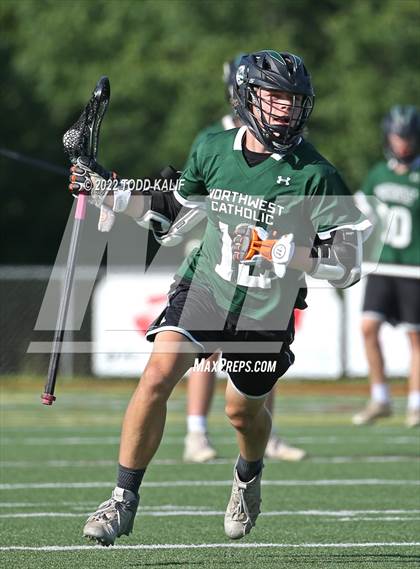 Thumbnail 2 in Northwest Catholic vs. Canton (CIAC Class S semifinal) photogallery.