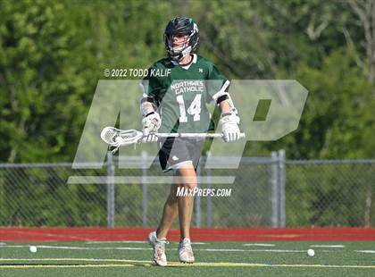 Thumbnail 2 in Northwest Catholic vs. Canton (CIAC Class S semifinal) photogallery.