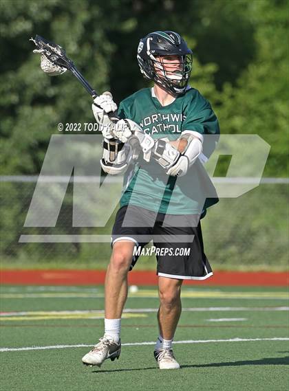 Thumbnail 1 in Northwest Catholic vs. Canton (CIAC Class S semifinal) photogallery.