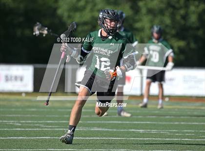 Thumbnail 3 in Northwest Catholic vs. Canton (CIAC Class S semifinal) photogallery.