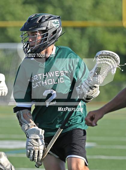 Thumbnail 3 in Northwest Catholic vs. Canton (CIAC Class S semifinal) photogallery.