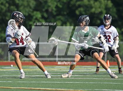 Thumbnail 2 in Northwest Catholic vs. Canton (CIAC Class S semifinal) photogallery.